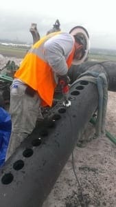 Mosaic Louisana Pipe Install (2)