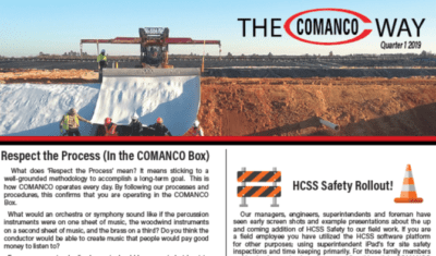 Newsletter - Q1 2019 - COMANCO