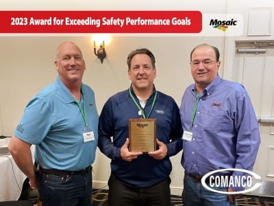 COMANCO Receives 2023 Safety Performance Award from Mosaic