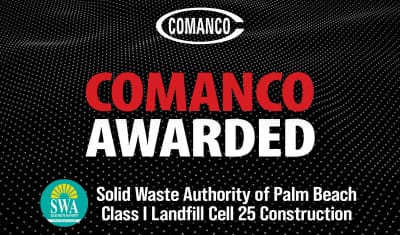 COMANCO Awarded Landfill Construction Project in Palm Beach County