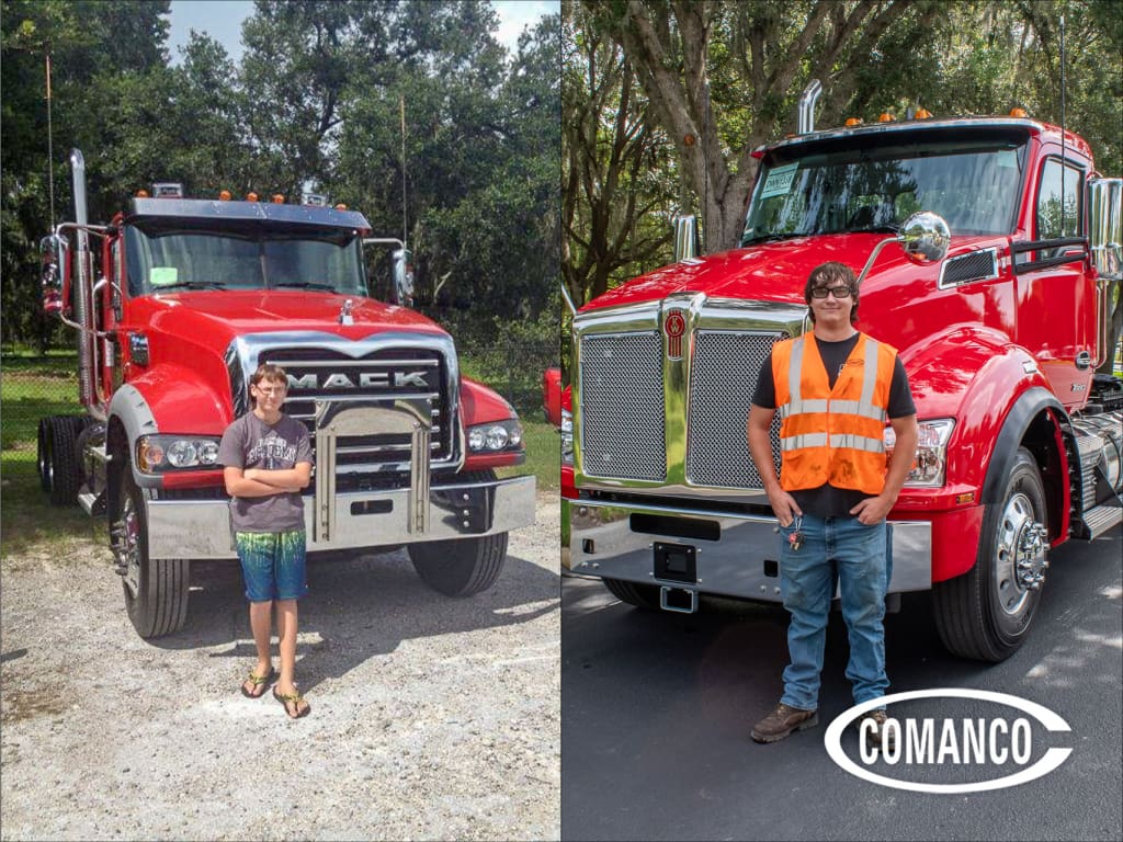 1 Dallas Topp Gets CDL License; COMANCO Expands Fleet with New Kenworth T880