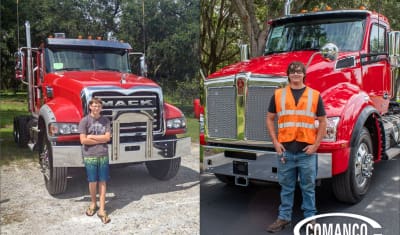 1 Dallas Topp Gets CDL License; COMANCO Expands Fleet with New Kenworth T880