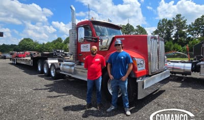 COMANCO Expands Fleet with Two New Lowboy Trailers