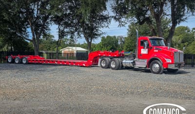 COMANCO Continues Expanding Fleet with Additional Lowboy Trailer