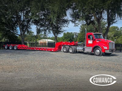 COMANCO Continues Expanding Fleet with Additional Lowboy Trailer