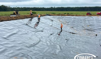 COMANCO Champions Sustainable Farming with Dairy Waste Pond in North Carolina
