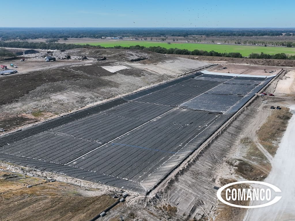 COMANCO Blog 01 - Landfill Cell Construction Lake Panasoffkee FL