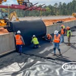 COMANCO Supports Containment for Industrial Wood Treating Operations with HDPE Liner System
