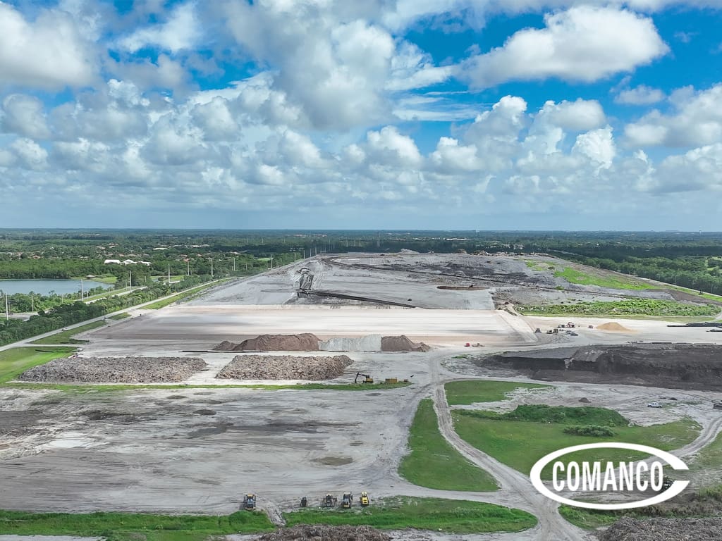COMANCO Completes Cell Expansion at SWA Palm Beach Landfill and Continues Overlay Closure Construction